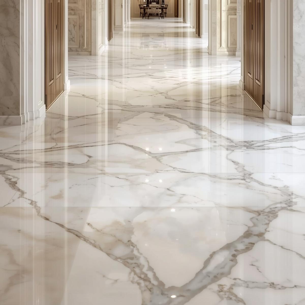 luxury apartment with italian floor marble