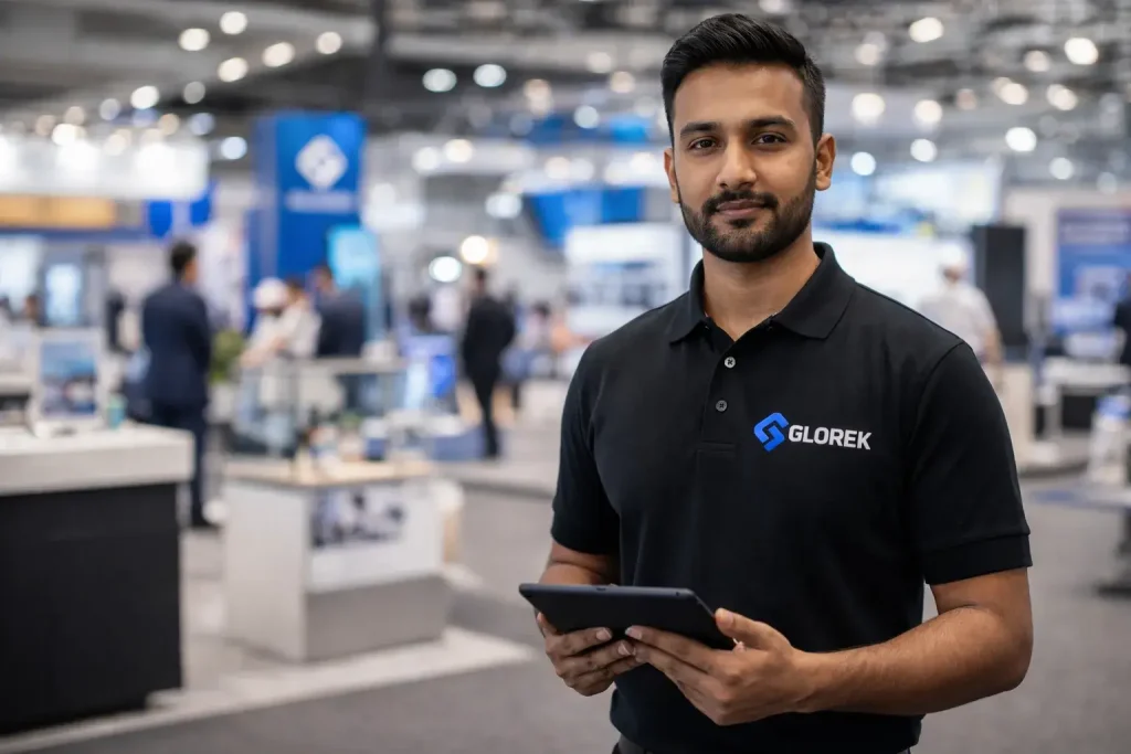 Professional corporate and exhibition manpower for business conferences, trade shows, and lead generation services in Saudi Arabia and UAE.