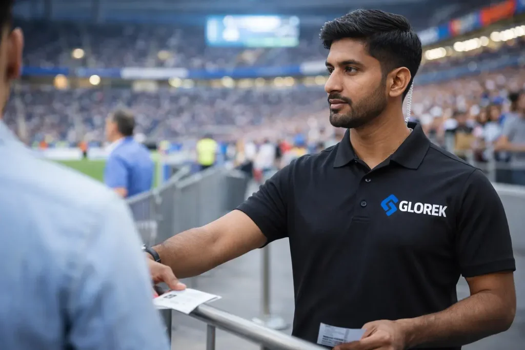 Professional sports event manpower support for football matches, F1 Grand Prix, and stadium operations in Saudi Arabia and UAE.