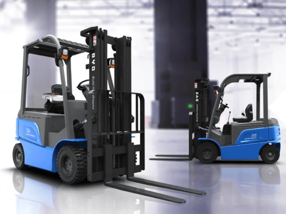 Glorek Electric Forklift rental 1.6 to 3 Ton capacity for indoor industrial use