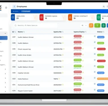 Glorek One - Employees Screen UI