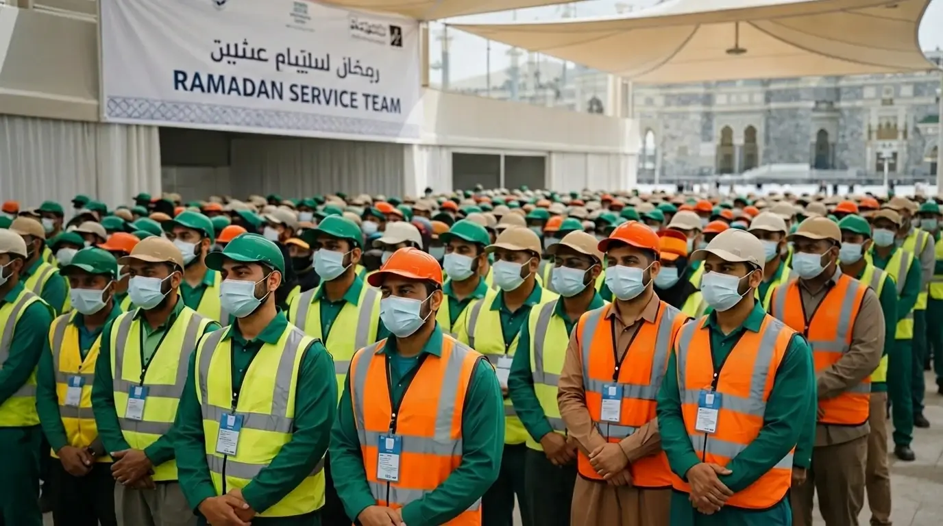 Seasonal manpower support for peak periods including Hajj and Ramadan operations