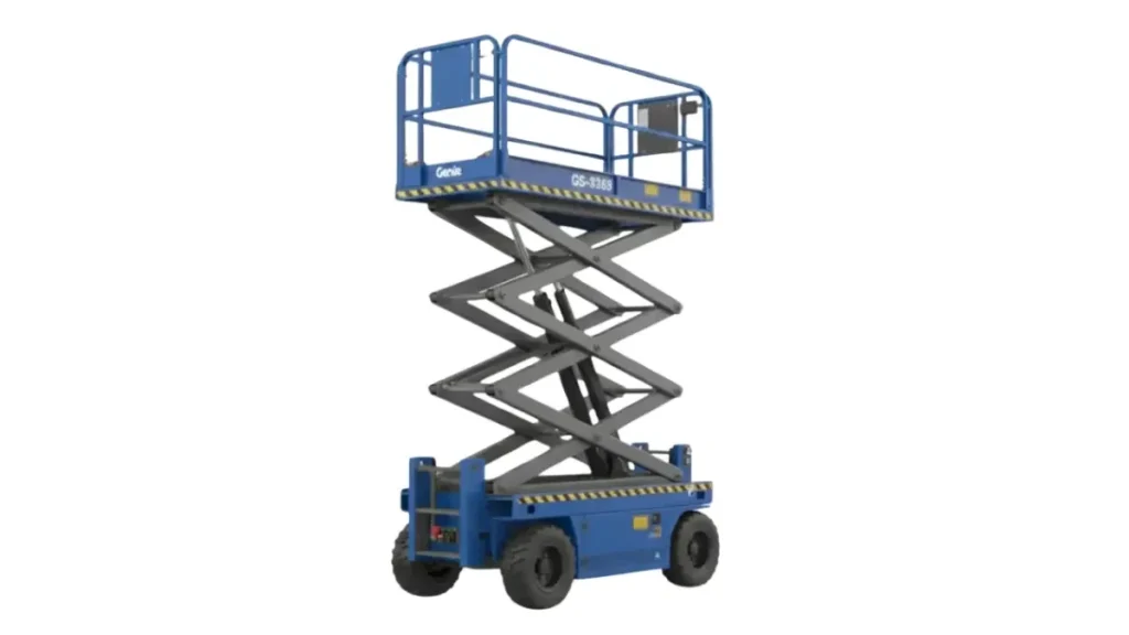 Glorek Diesel Scissor Lift rental in Saudi Arabia and UAE - Powerful rough terrain lifting solution for KSA construction sites