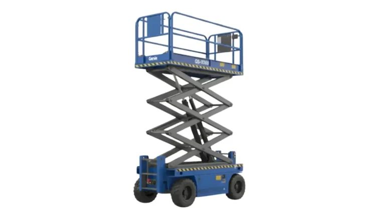 Glorek Diesel Scissor Lift rental in Saudi Arabia and UAE - Powerful rough terrain lifting solution for KSA construction sites