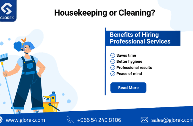 Housekeeping vs cleaning services comparison in KSA